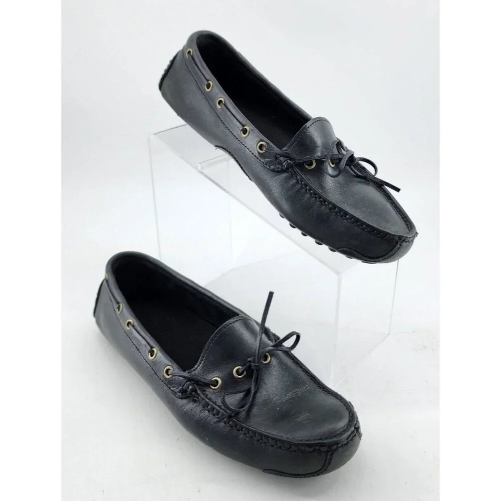 Cole Haan‎ Gunnison II Black Slip On Leather Driving Shoes Men's Size 8 M C05923